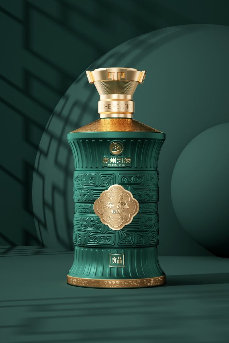 Packaging design for Xijiu Chencang Tianzhang wine